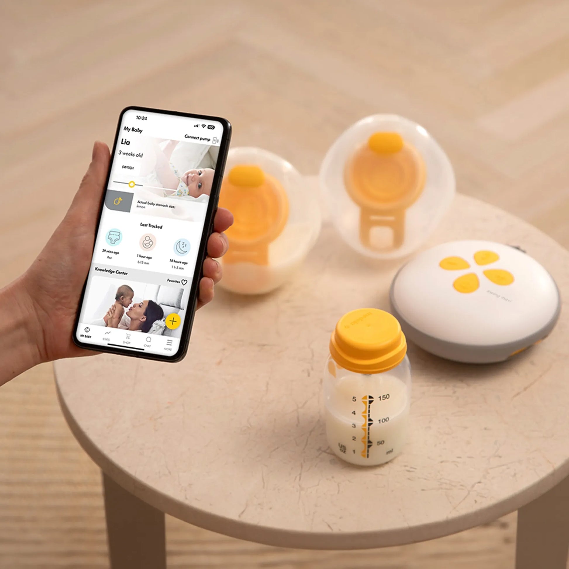 Swing Maxi Double Hands Free Breast Pump - Medela