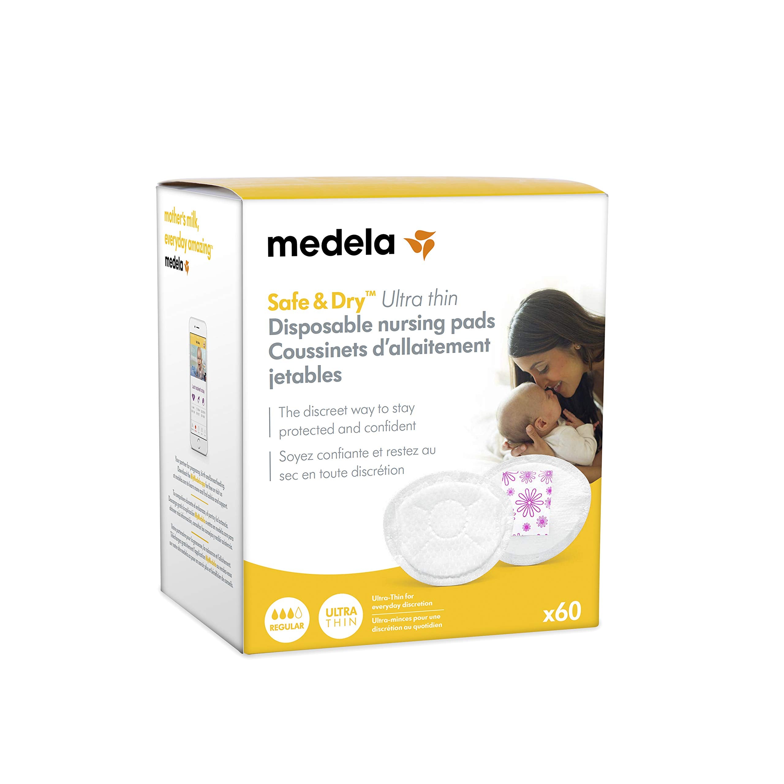 Safe & Dry Ultra Thin Nursing Pads 60pk - Medela