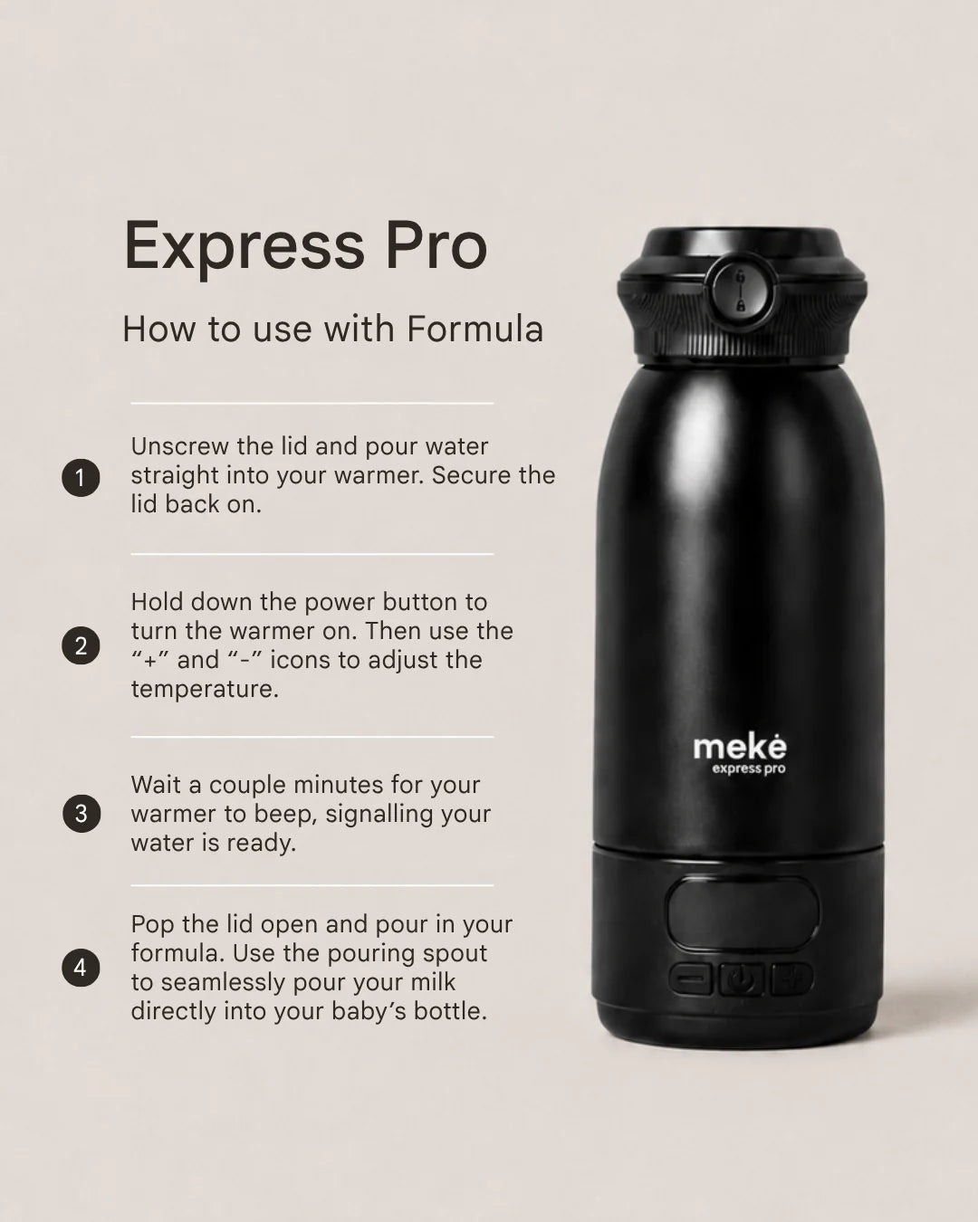 Meke Express Pro Milk Warmer