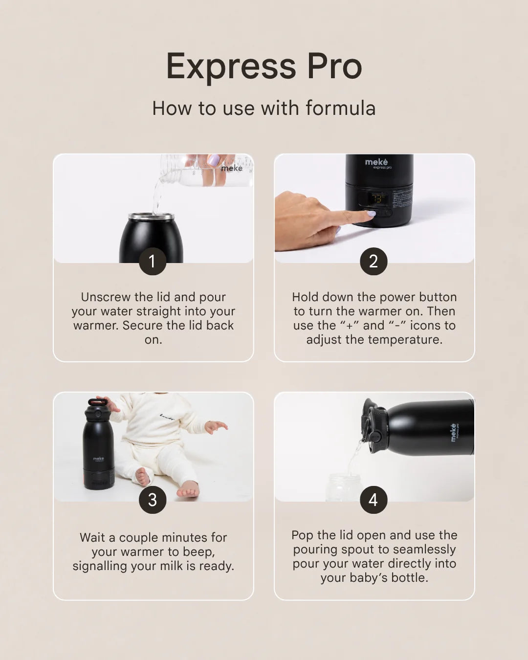 Meke Express Pro Milk Warmer