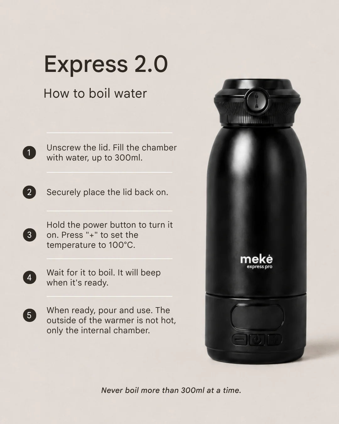 Meke Express Pro Milk Warmer
