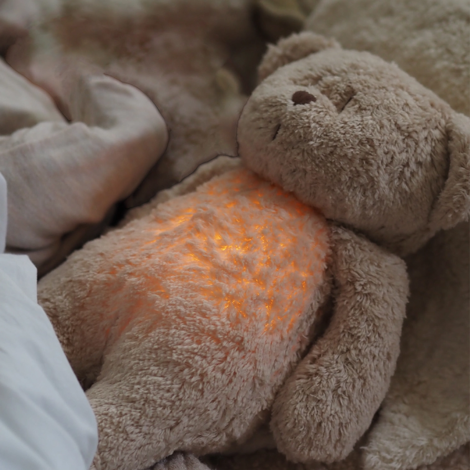 summer infant mommies melodies bear Moonie Organic Humming Plush Bear – Noise Machine and Night Light for babies