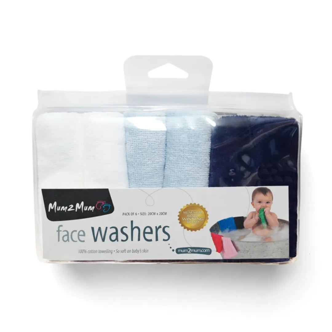 Face Washers 6 Pack