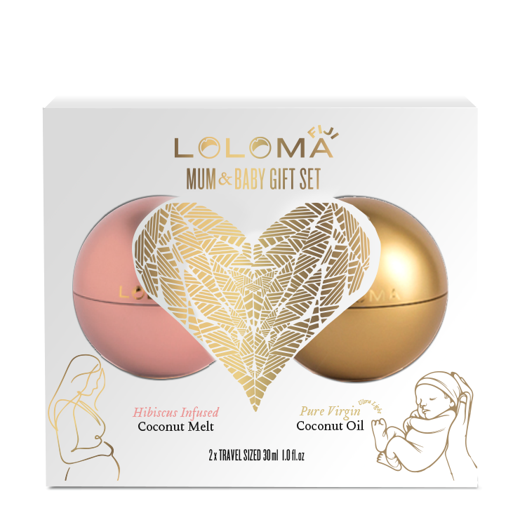 Mum & Baby Gift Set - Hibiscus - Loloma Skincare - Dimples