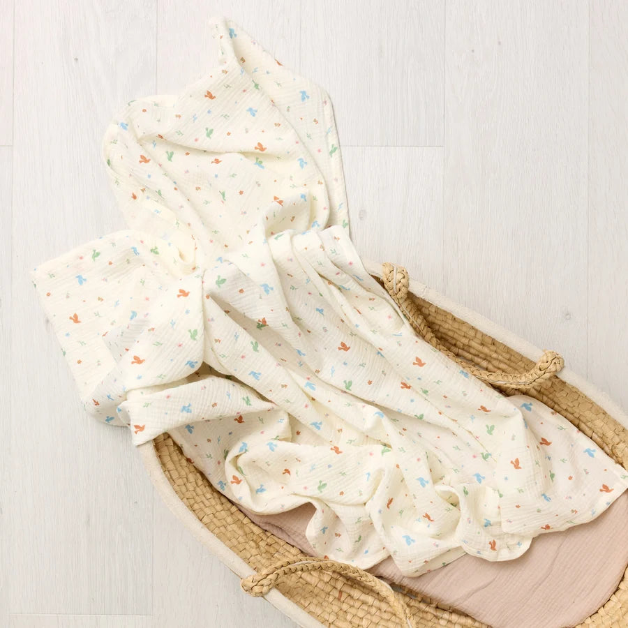 Muslin Swaddle Birdsong - Over the Dandelions