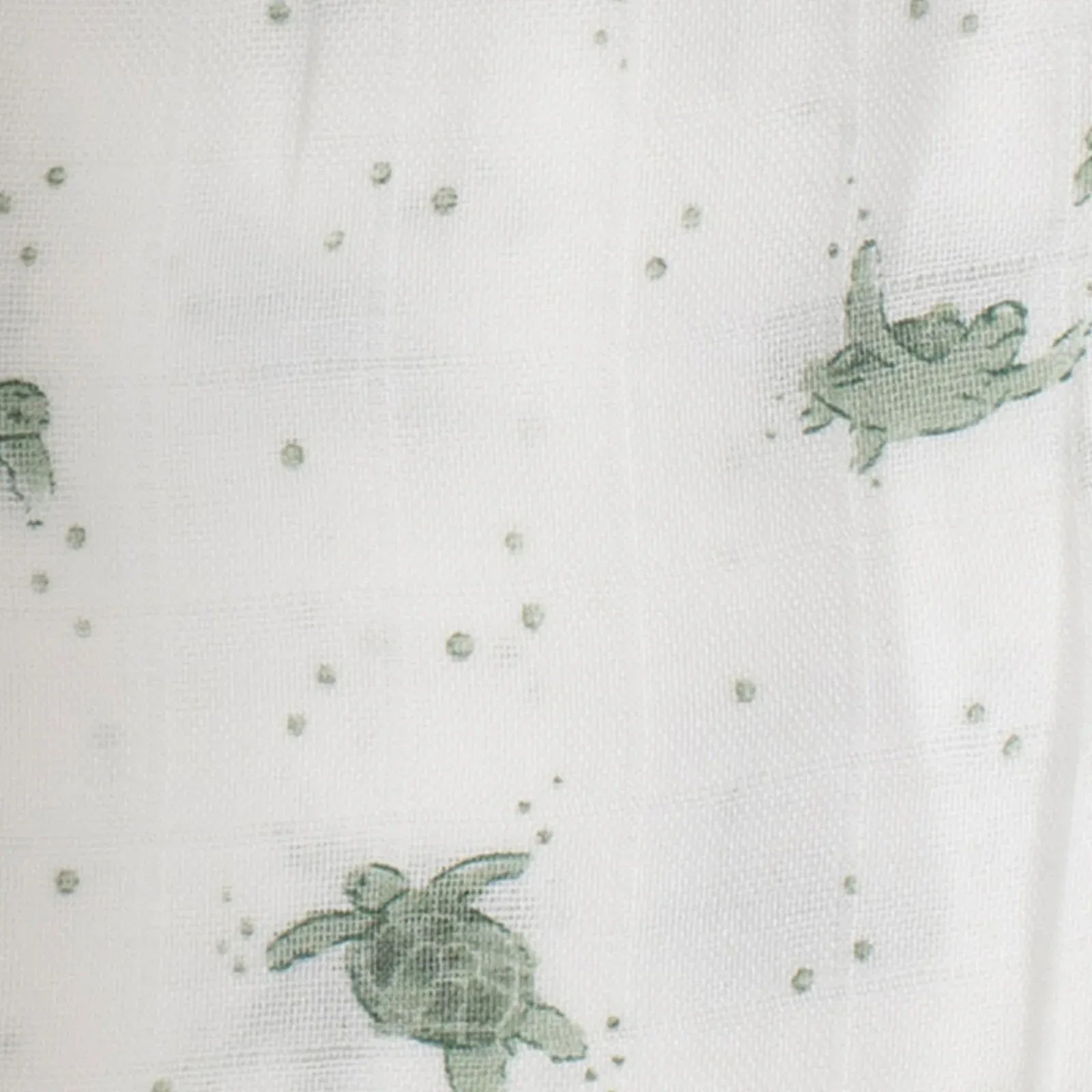 Muslin Washers 6pk Turtle Bay - Little Bamboo