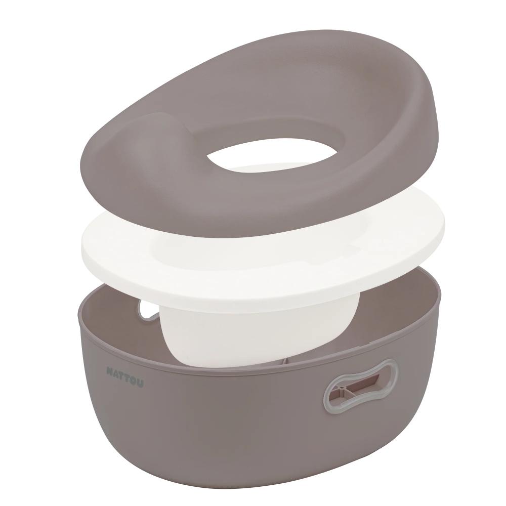 Nattou 3 in 1 Potty Taupe - Nattou