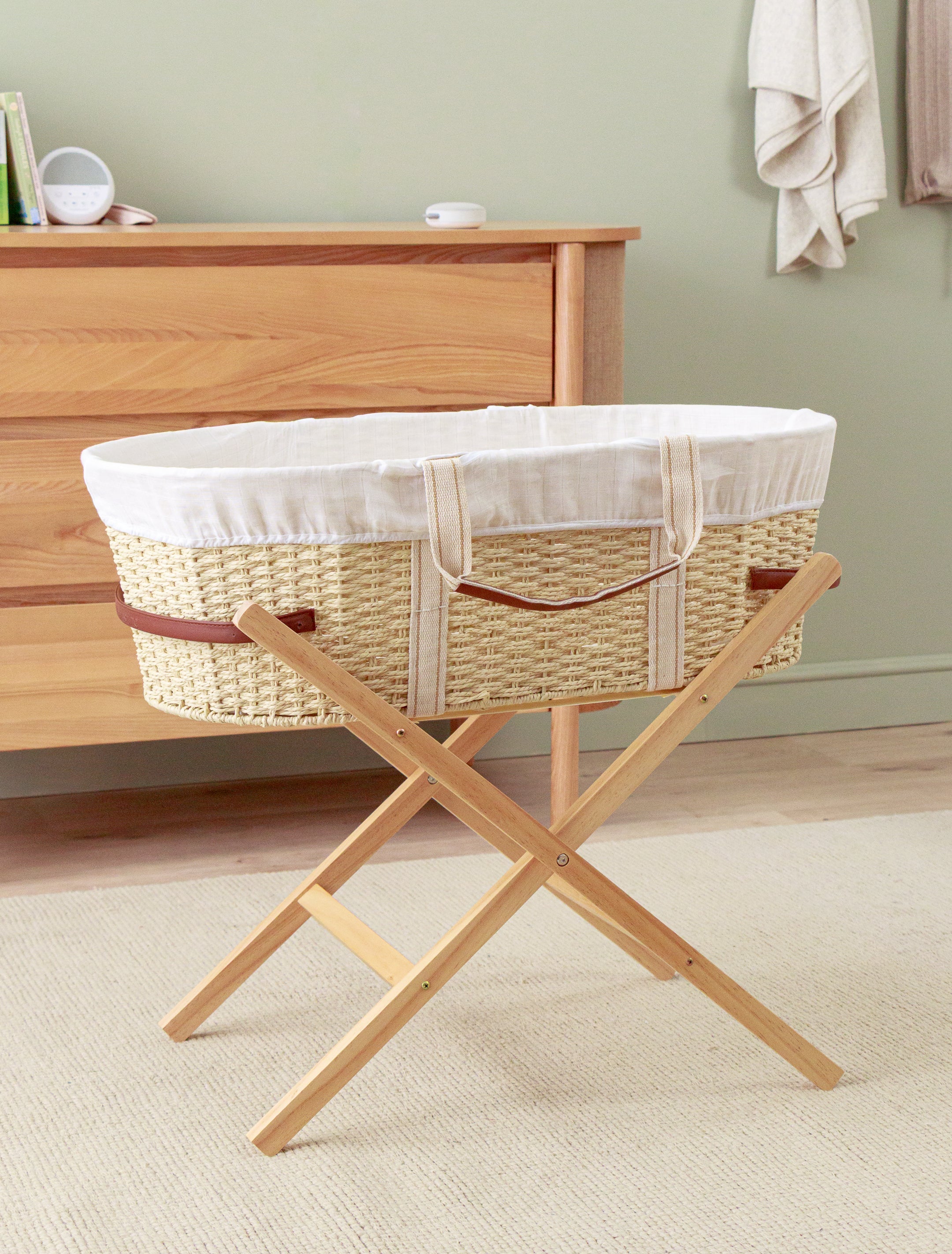Nestling Moses Basket Natural - Nestling