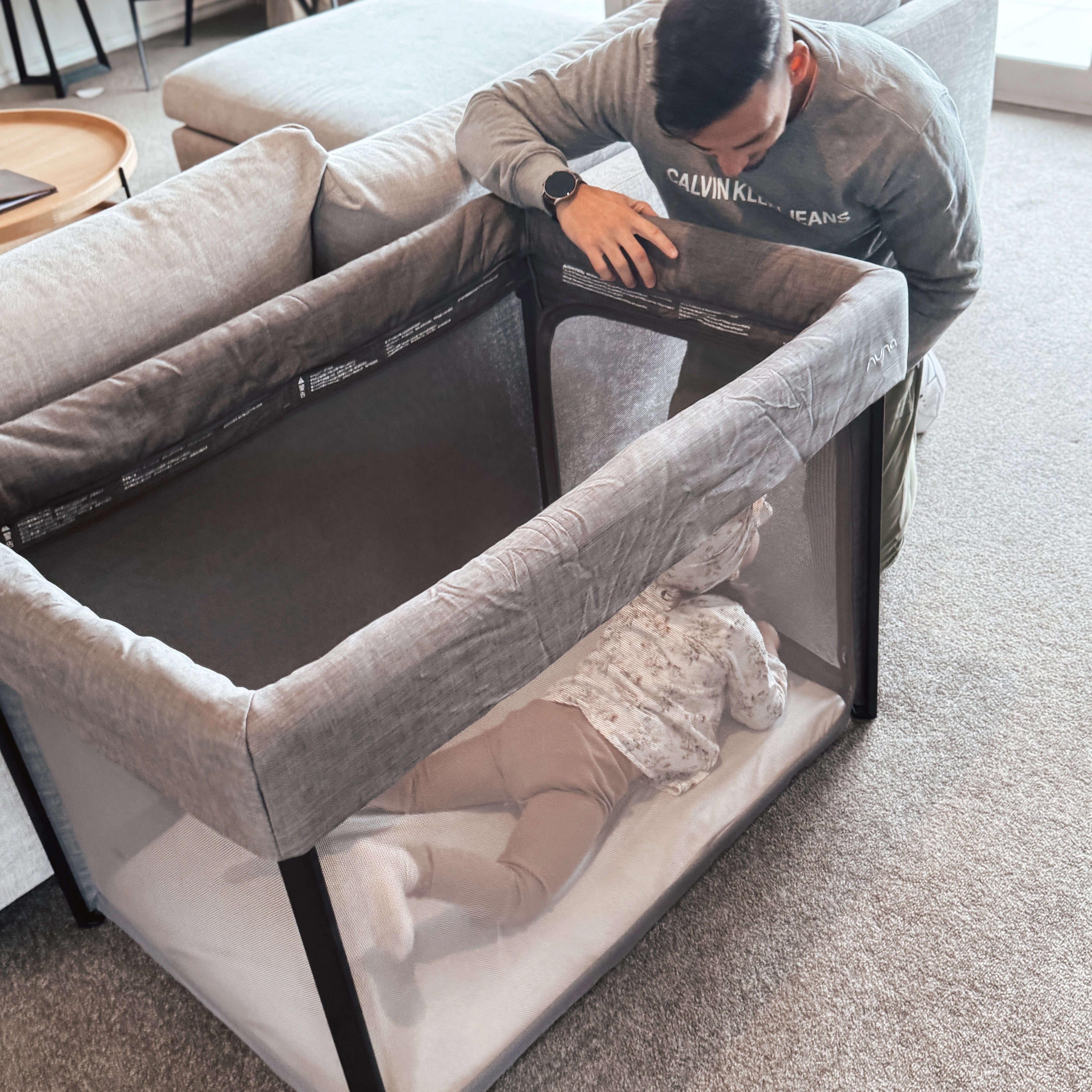 Nuna Paal Playard Travel Crib - Nuna - Dimples