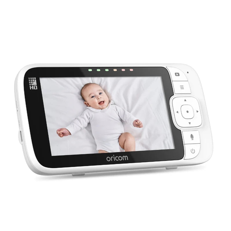 Oricom Skyview AI 5" Smart HD Baby Monitor with Cot Stand