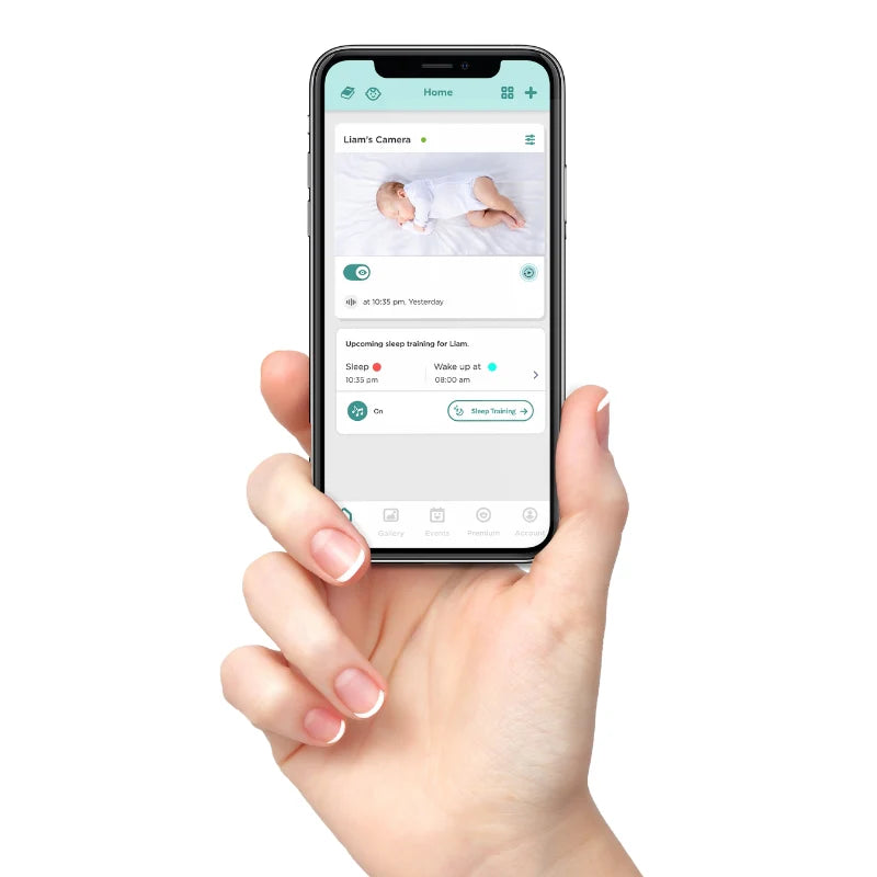 Oricom Skyview AI 5" Smart HD Baby Monitor with Cot Stand