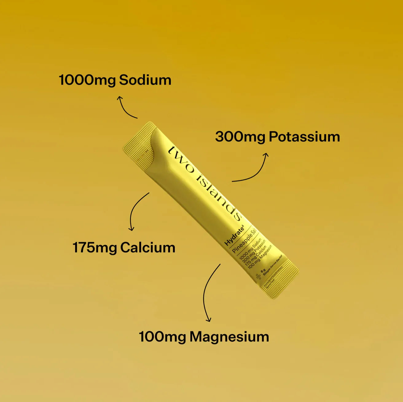 Hydrate⁴ Electrolytes - Pineapple
