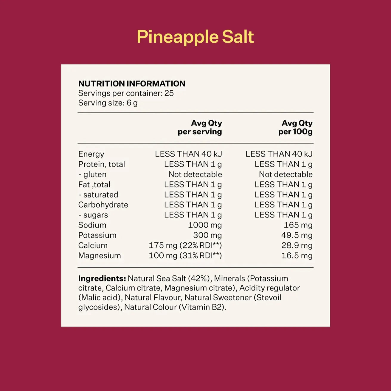 Hydrate⁴ Electrolytes - Pineapple