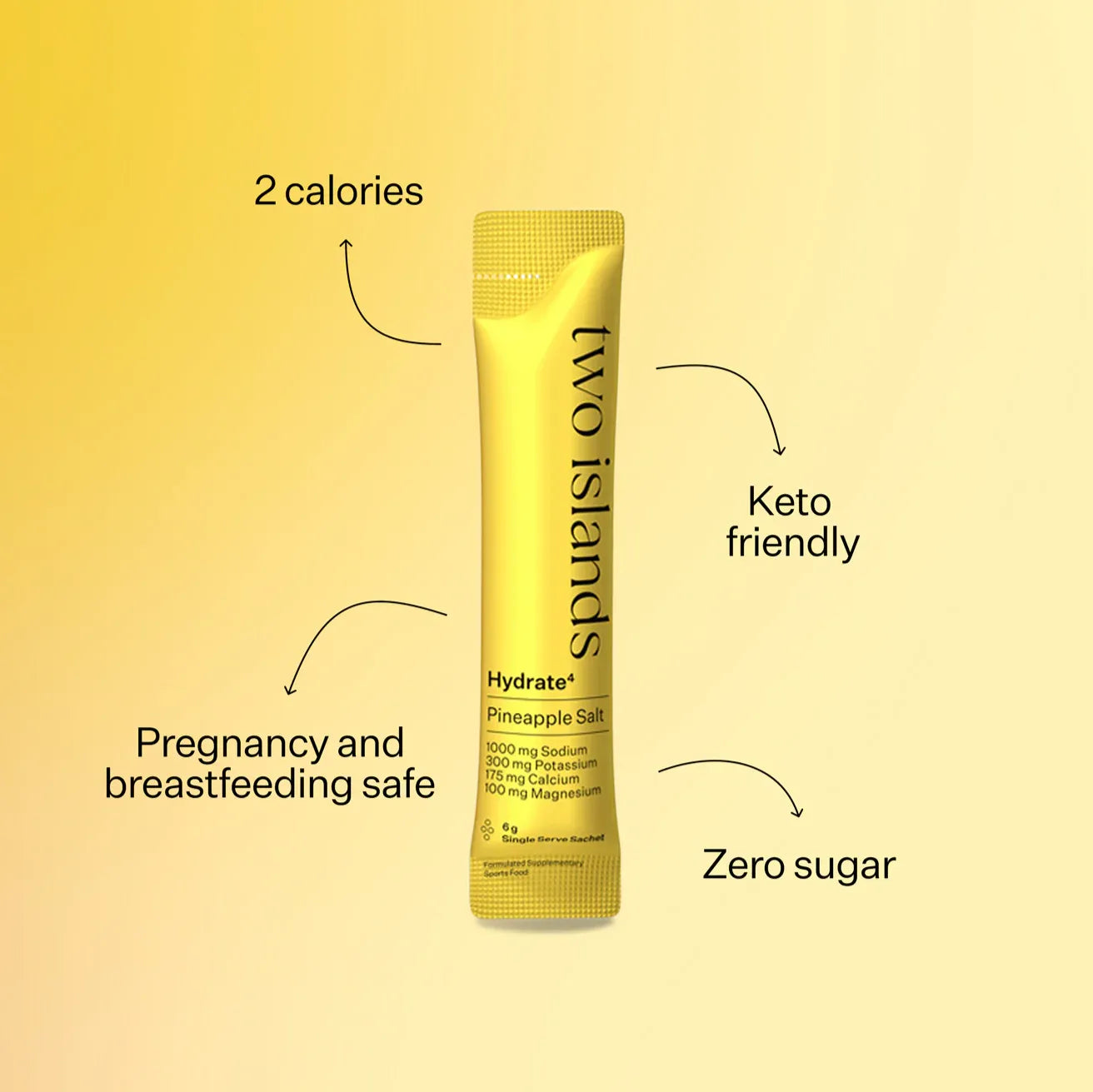 Hydrate⁴ Electrolytes - Pineapple