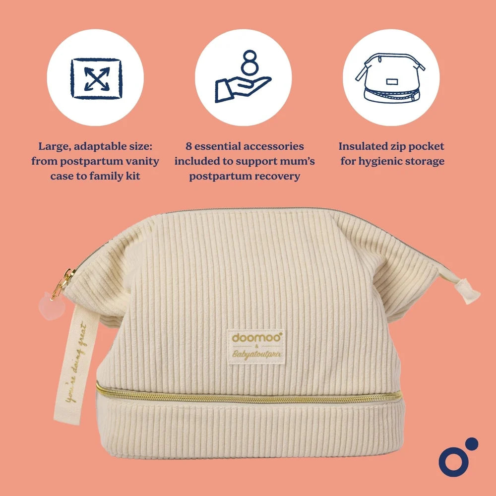 Doomoo Postpartum Recovery Kit Corduroy Sand - doomoo