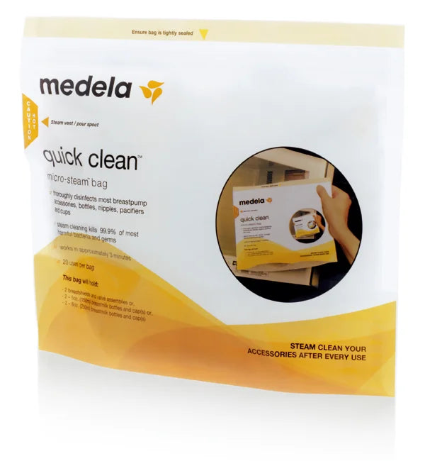 Quick Clean Microwave Sanitising Bags 5pk - Medela