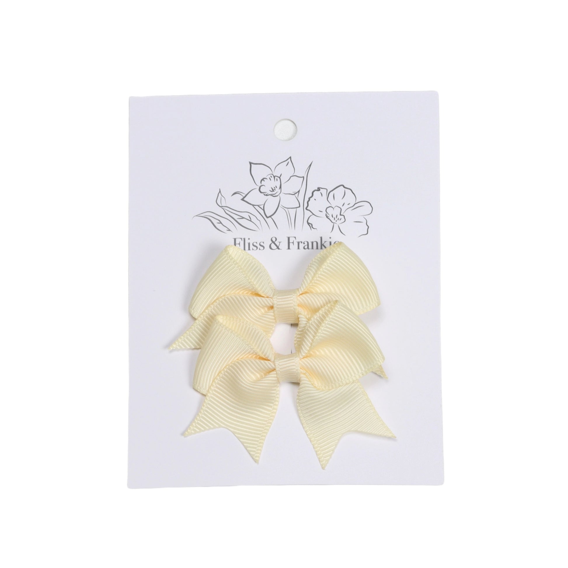 Ribbon Clip 2Pk - Fliss & Frankie - Dimples