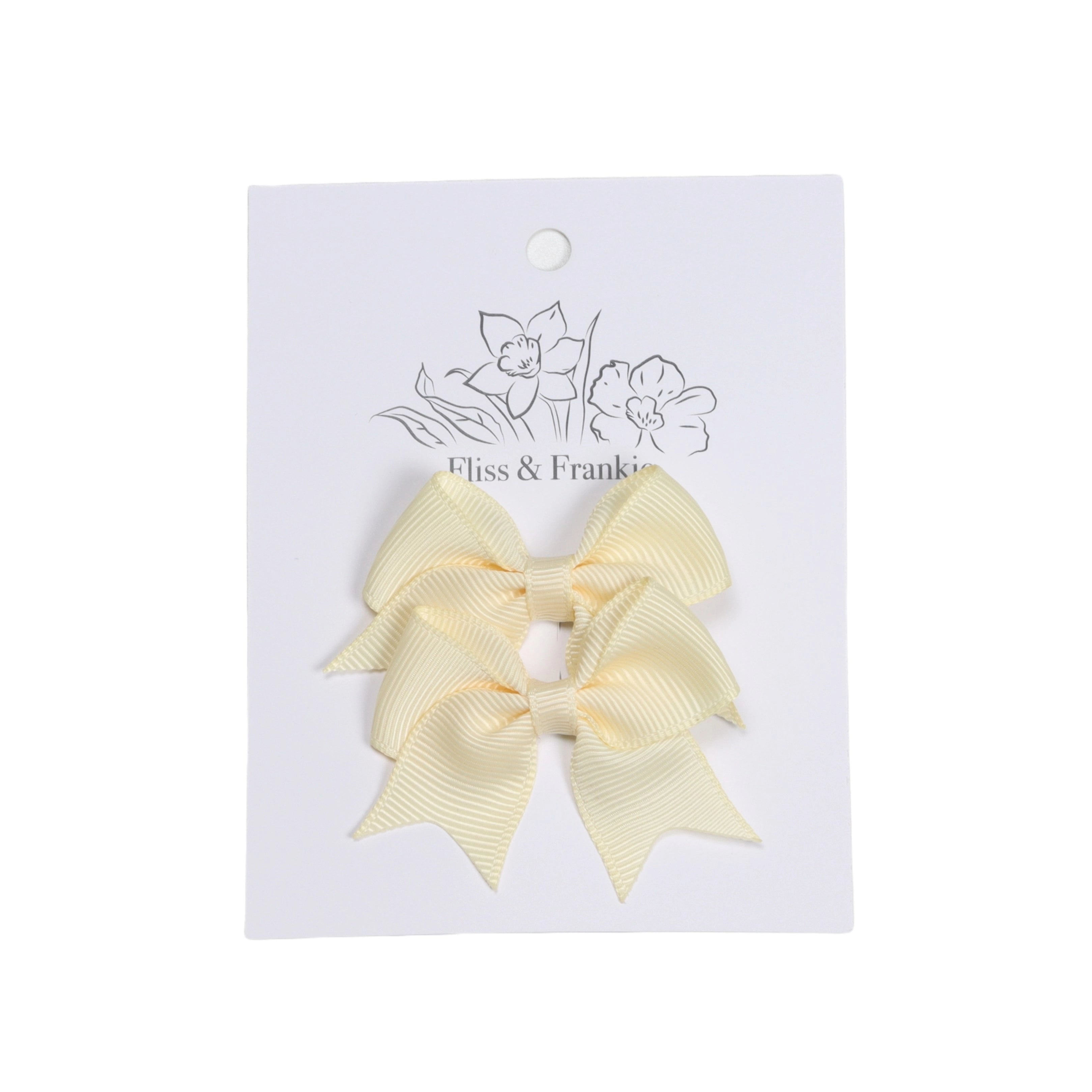 Ribbon Clip 2Pk - Fliss & Frankie - Dimples