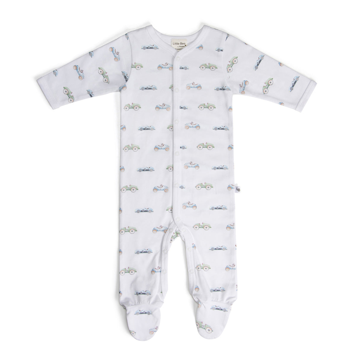 Cotton Babygrow 12mth Car - Little Bee by Dimples