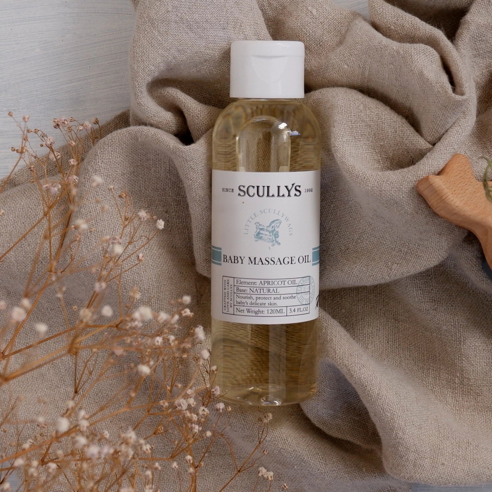 Massage Oil 120ml - Scullys - Dimples