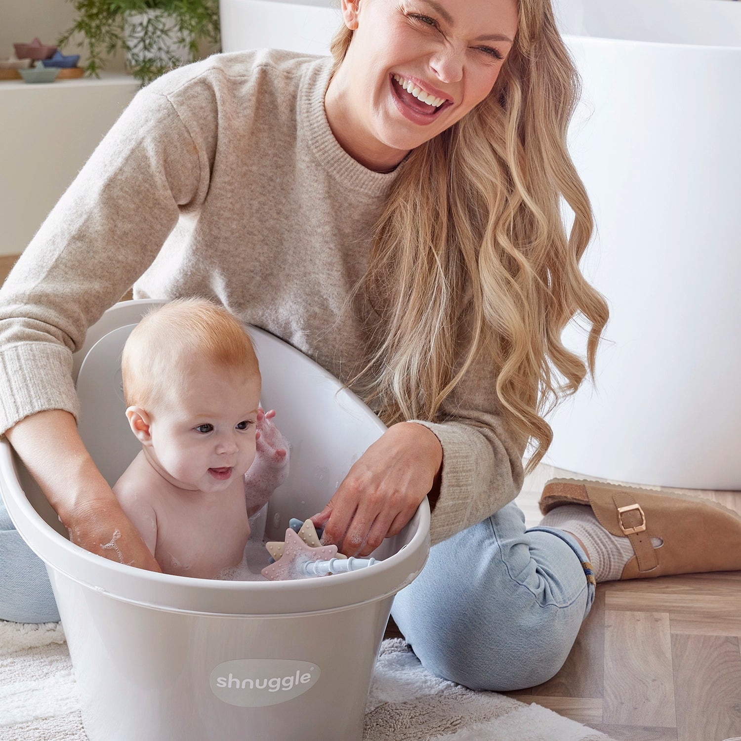 Shnuggle Bath Taupe - Shnuggle