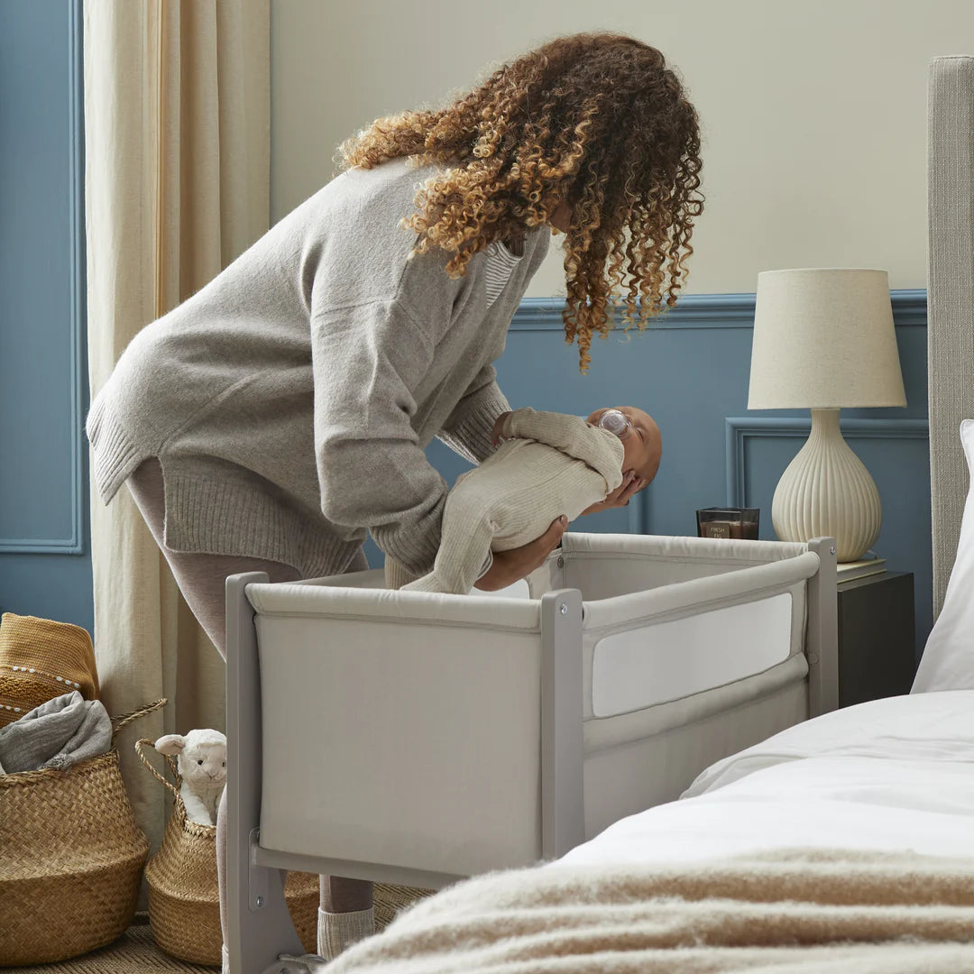 Shnuggle Air Lite Bedside Crib Taupe - Shnuggle