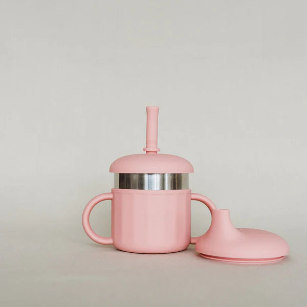 Ease Sip 3 in 1 Stainless Steel Baby Cup Posey - Ease.Baby