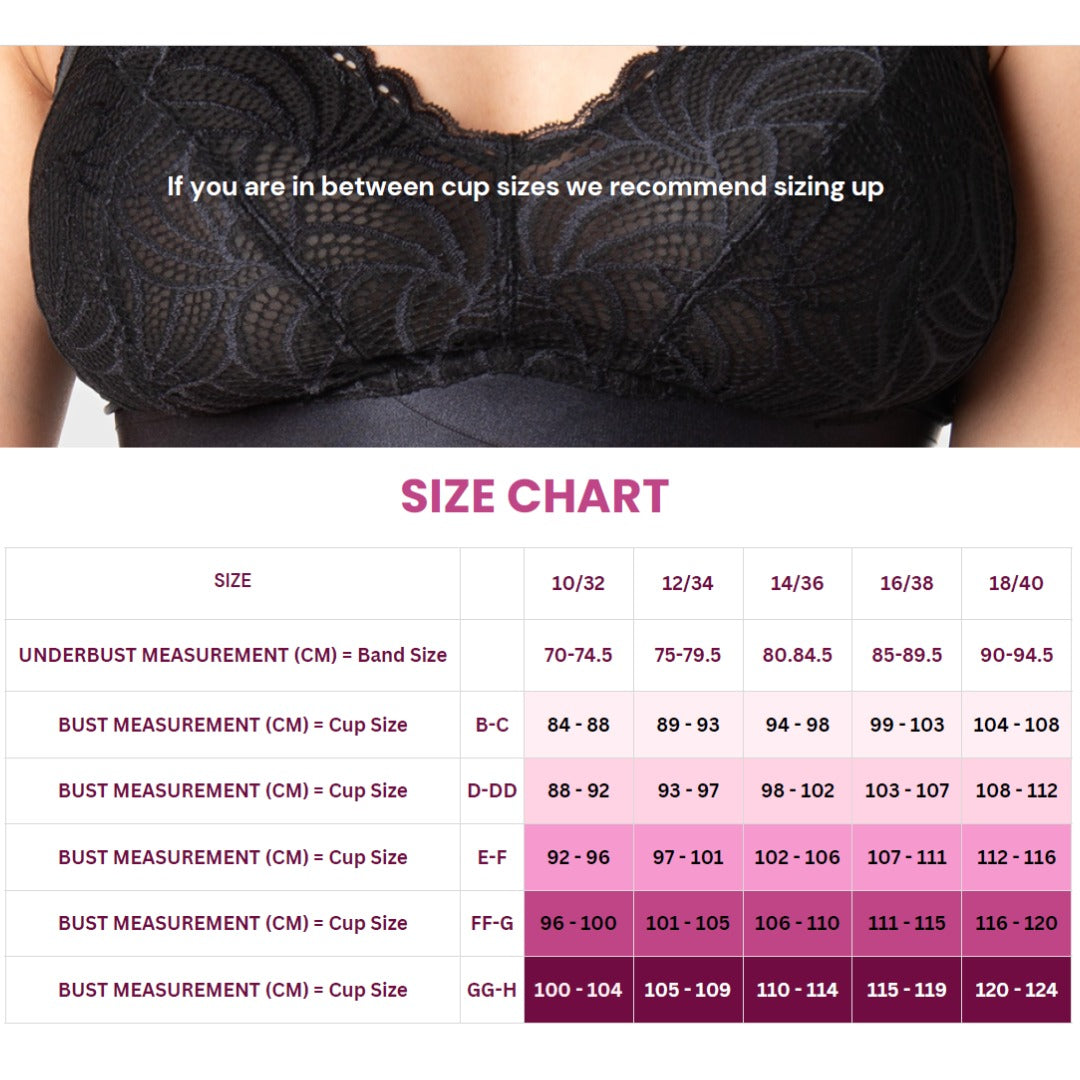 Hotmilk Warrior 2.0 FlexFit Nursing Bra Black 10B-C - Hotmilk