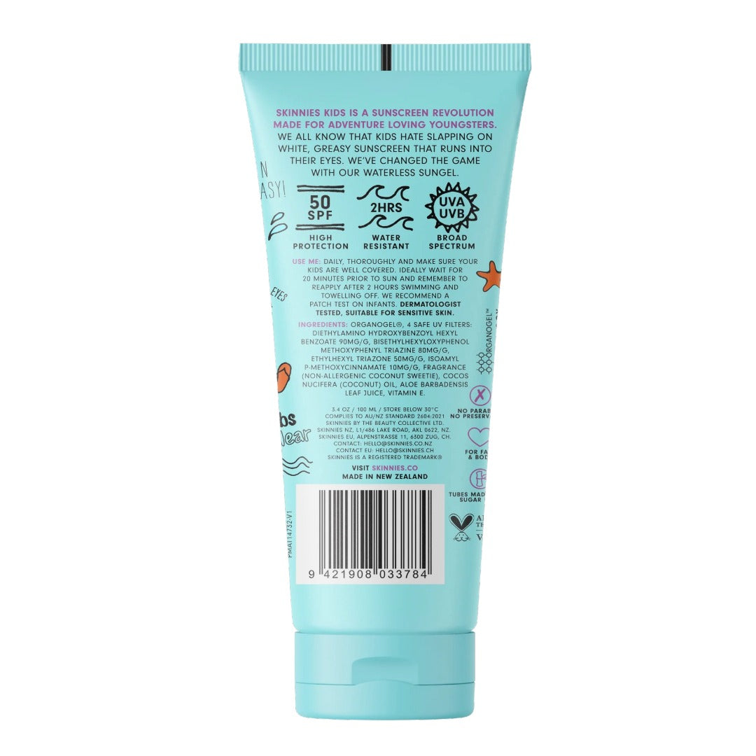 Skinnies KIDS Sunscreen SPF50 100ml - Skinnies
