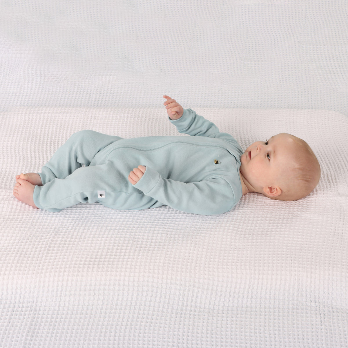 Cotton Zip Babygrow