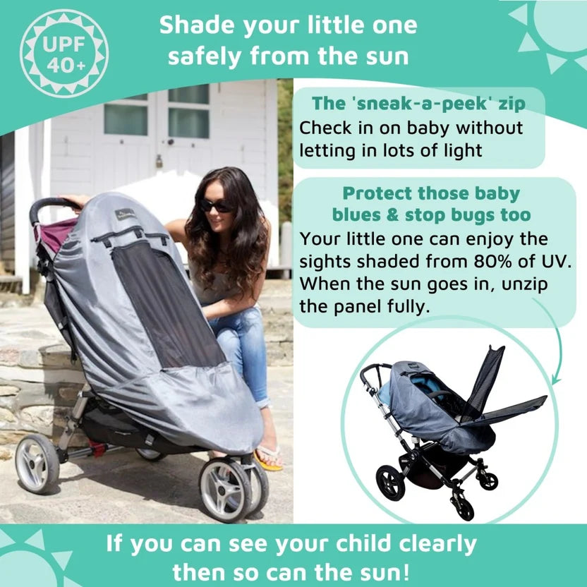 Snoozeshade Plus Deluxe - Buggy Blackout Shade