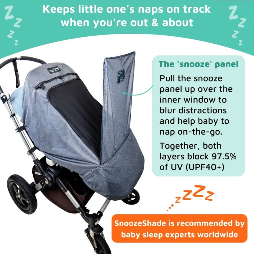 Snoozeshade Plus Deluxe - Buggy Blackout Shade