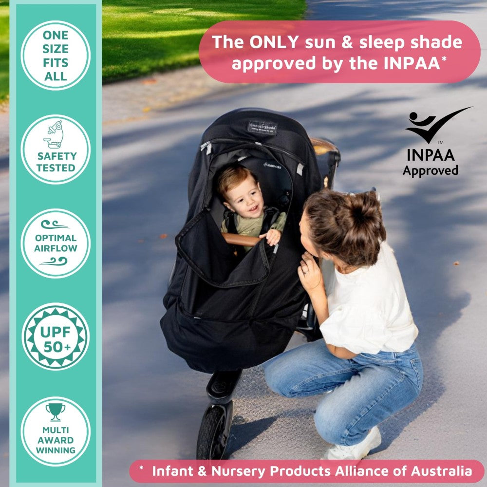 Snoozeshade Plus Extra - Buggy Blackout Shade - Snooze Shade