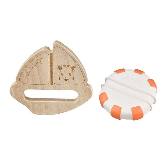 So'Pure Rubber and Wood Boat - Sophie the Giraffe