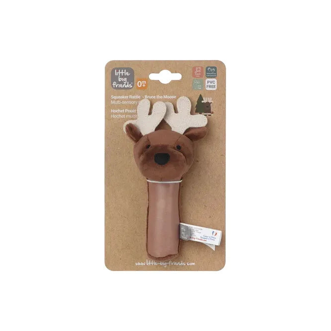 Squeaker Rattle - Bruce the Moose Bruce the Moose - Little Big Friends