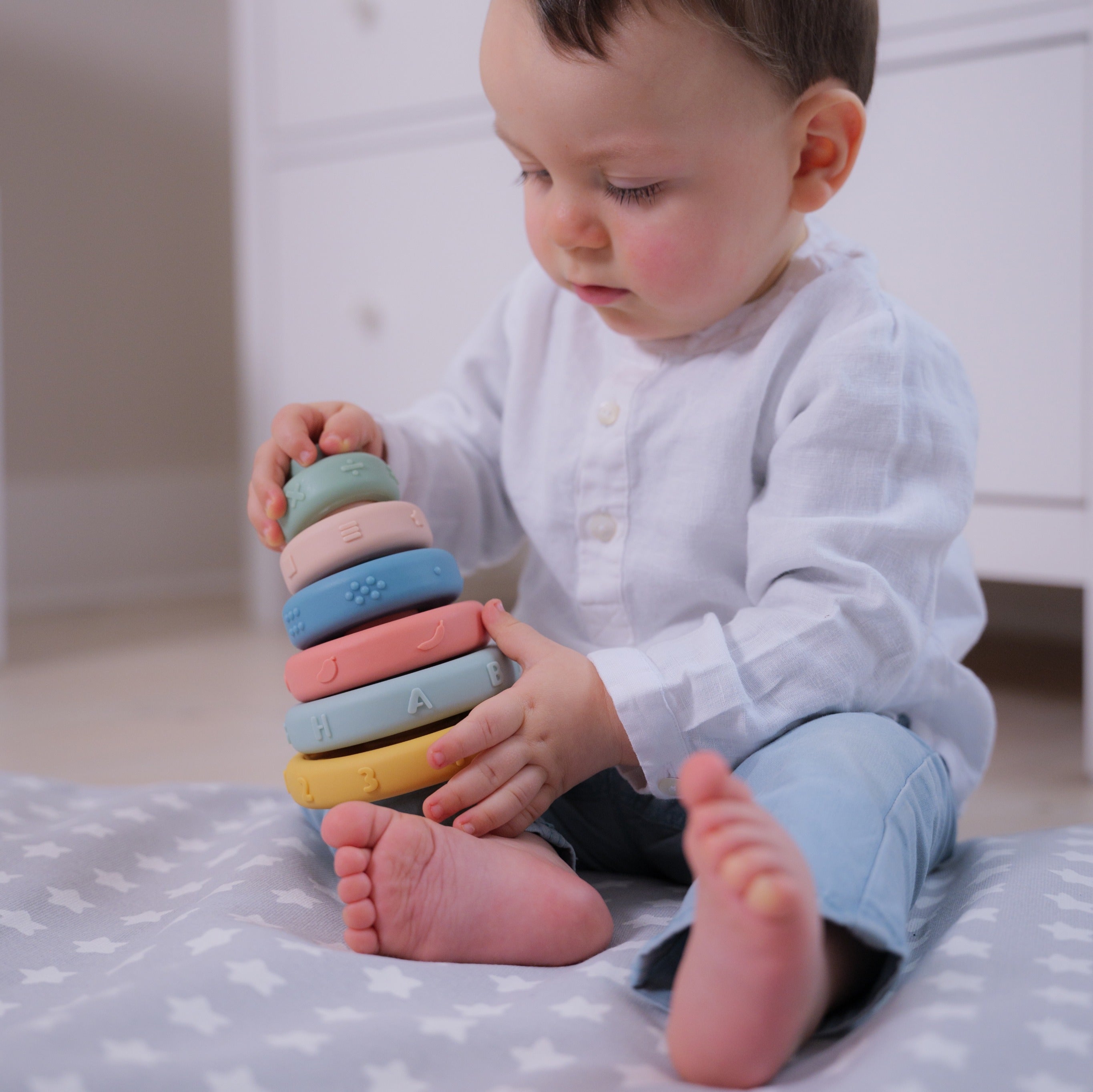 Colourful Stacking Rings for Babies and Toddlers | Dimples