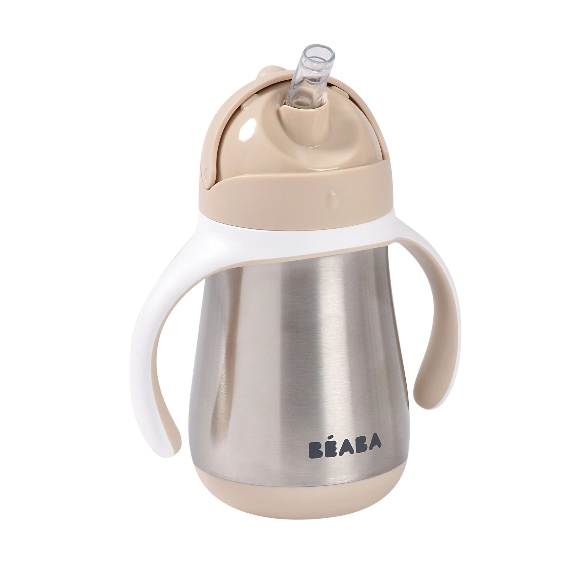 Beaba Stainless Steel Straw Cup Clay 250ml - Beaba