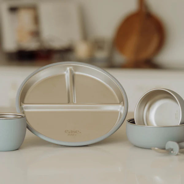 Stainless Steel Toddler Bundle Baby Blue - Ease.Baby