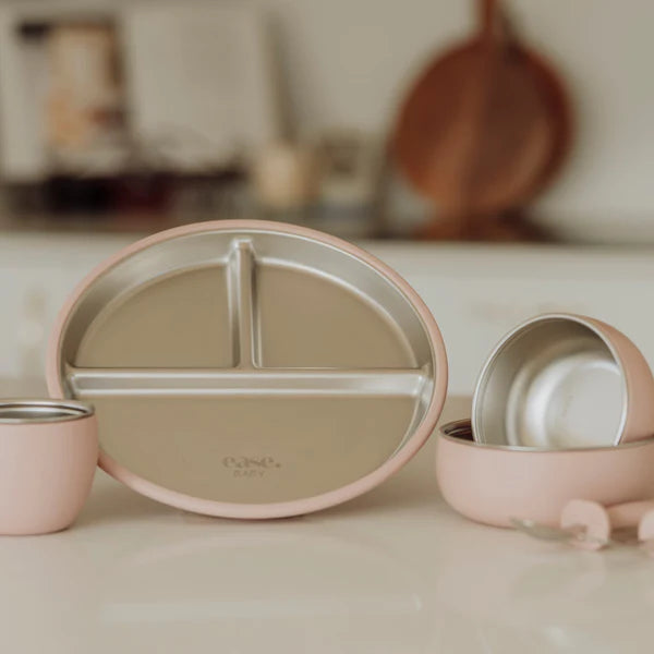 Stainless Steel Toddler Bundle Baby Pink - Ease.Baby