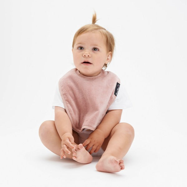 Standard Wonder Bib Dusky Pink - Mum2Mum