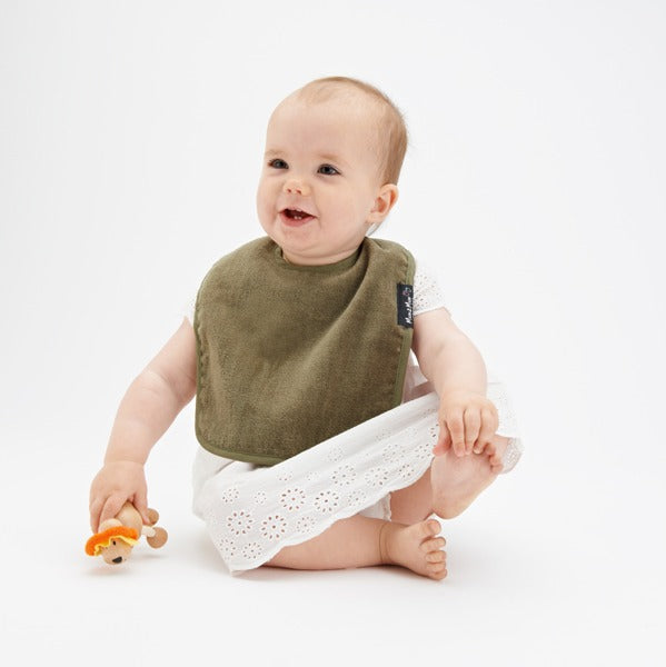 Standard Wonder Bib Olive - Mum2Mum