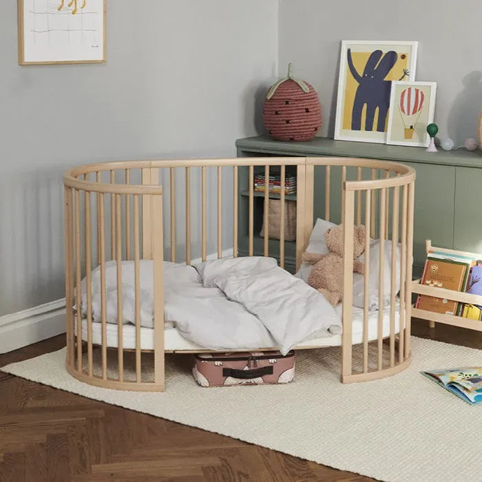 Stokke Sleepi Bed Fitted Sheet OCS V3 Flower Ecru - Stokke