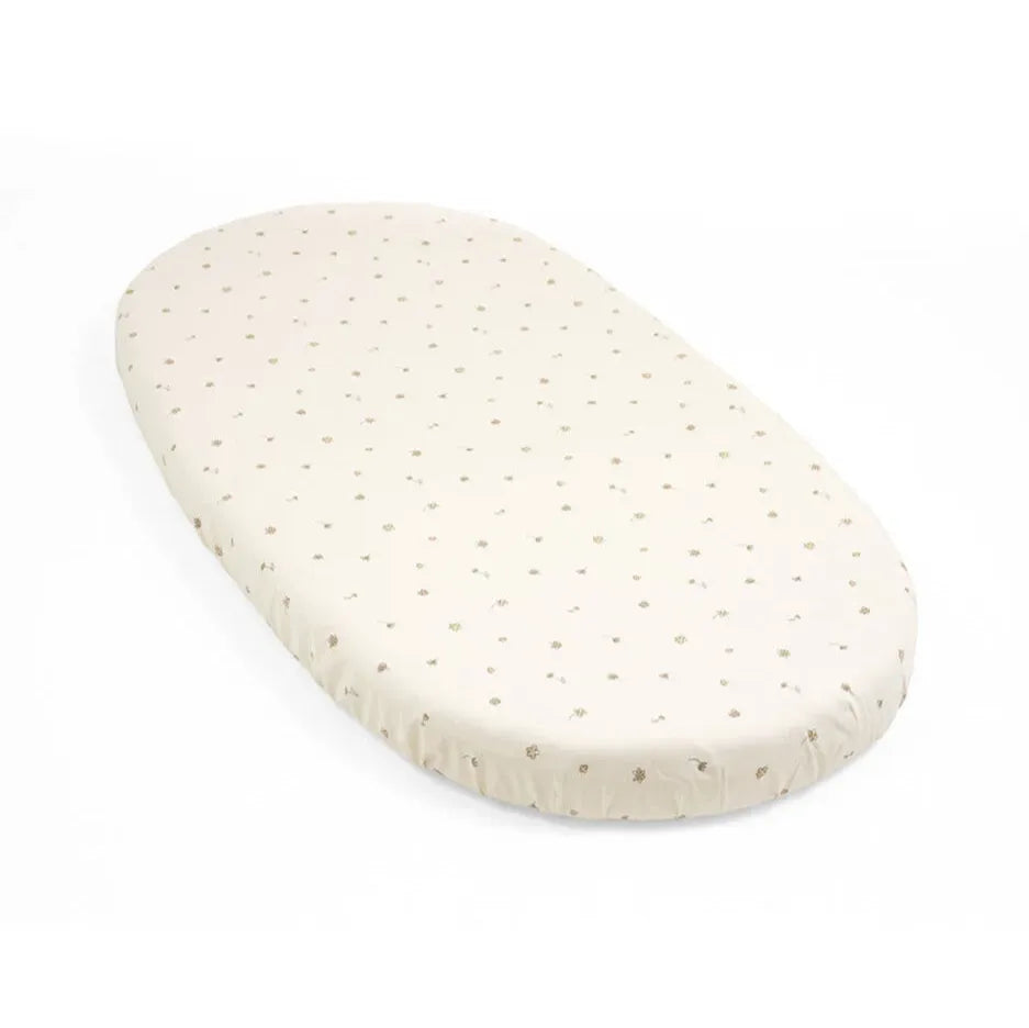 Stokke Sleepi Bed Fitted Sheet OCS V3 Flower Ecru - Stokke