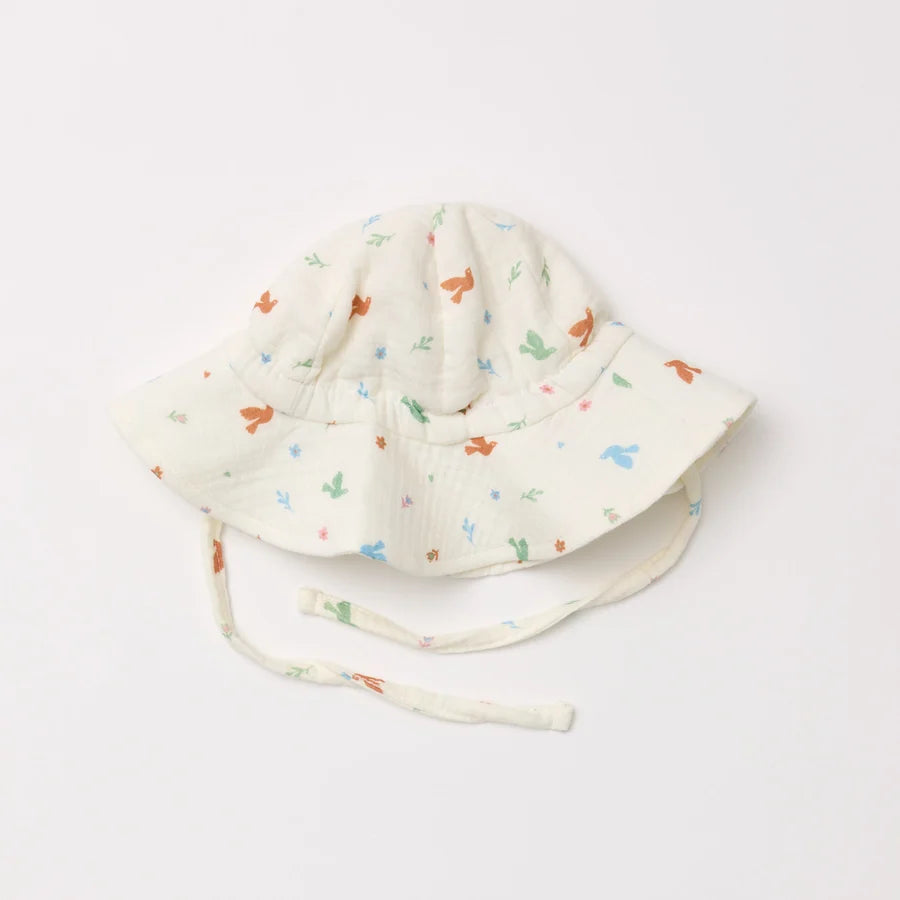 Muslin Sun Hat Birdsong - Over the Dandelions