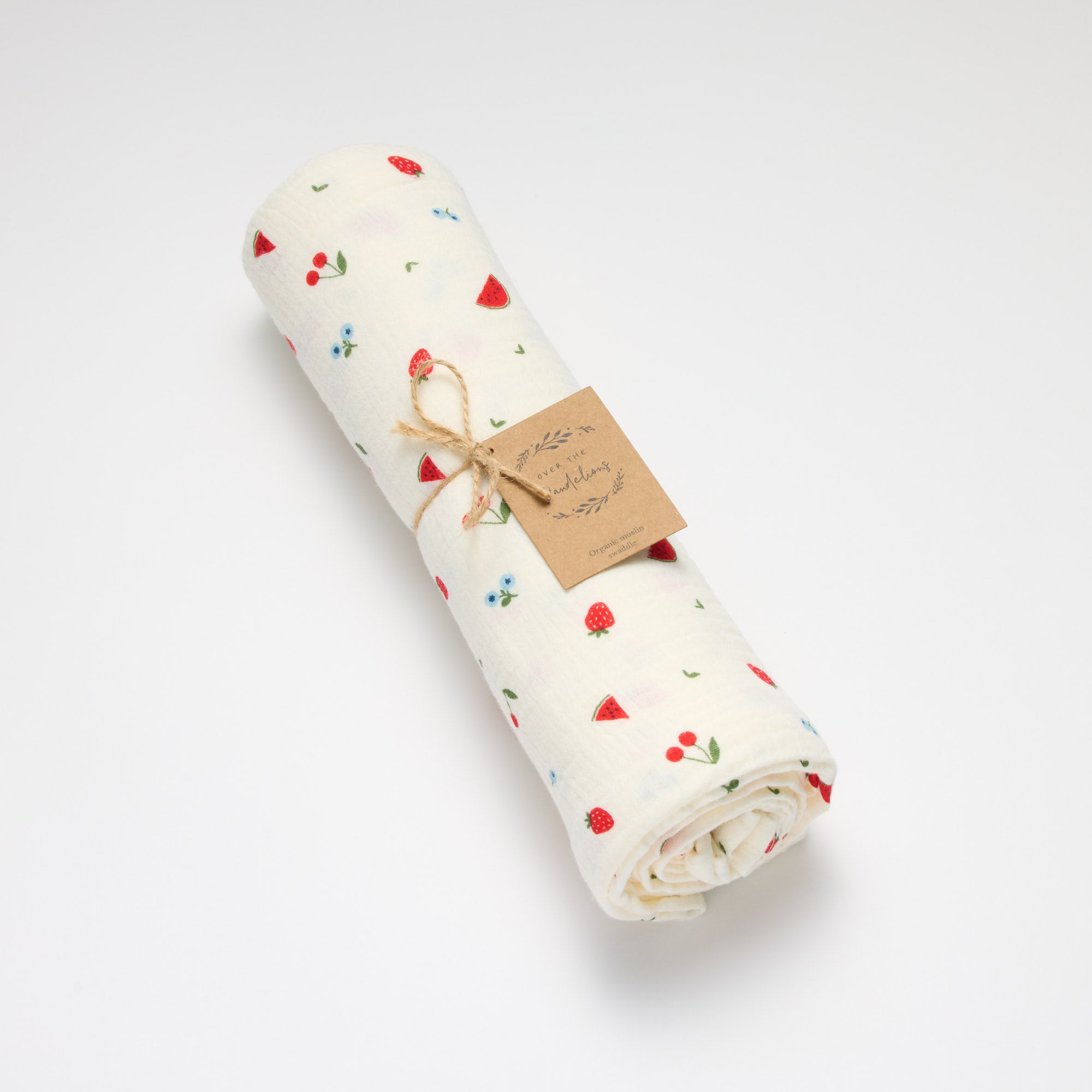 Muslin Swaddle Sweet Pickings - Over the Dandelions