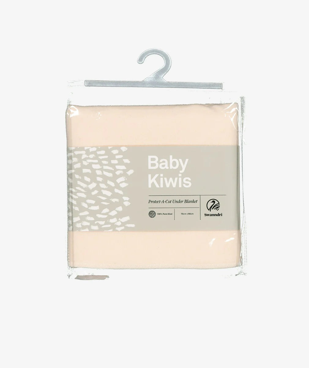 Wool Protect-A-Cot Mattress Protector Natural - Swanndri