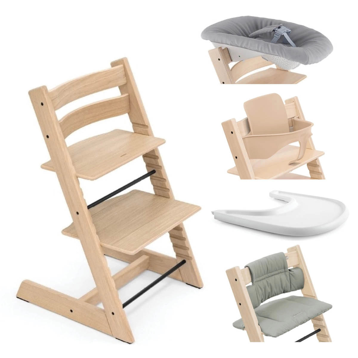 Tripp Trapp Newborn Bundle - Free Babyset - Stokke