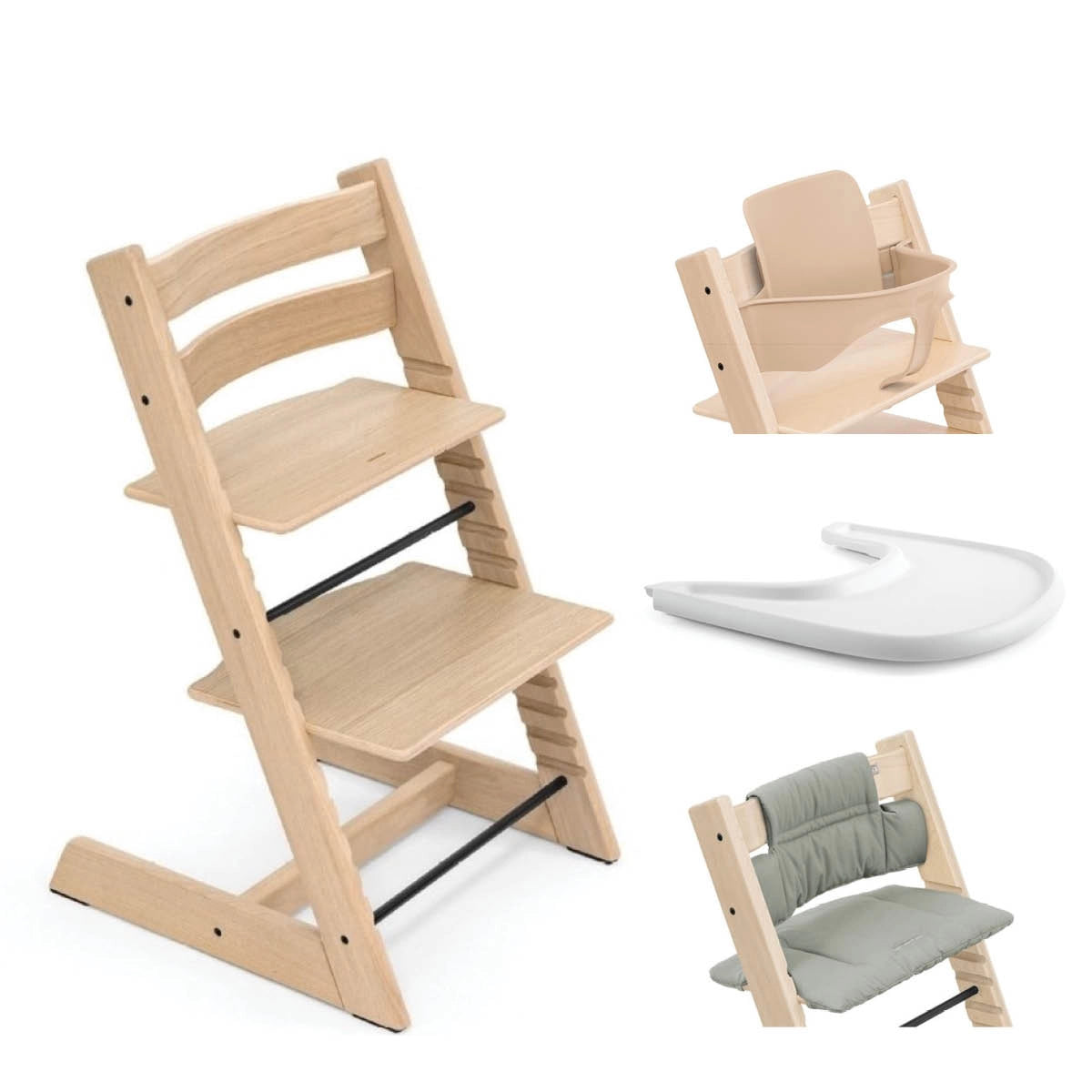 Tripp Trapp Essentials Bundle - Free Babyset - Stokke