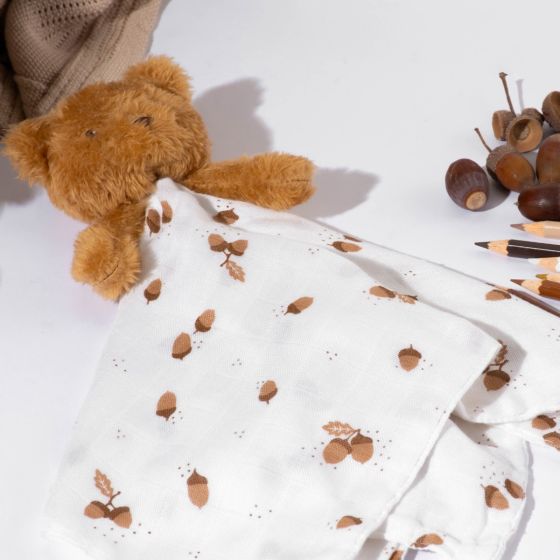 Little Bamboo Comforter Teddy the Bear - Little Bamboo
