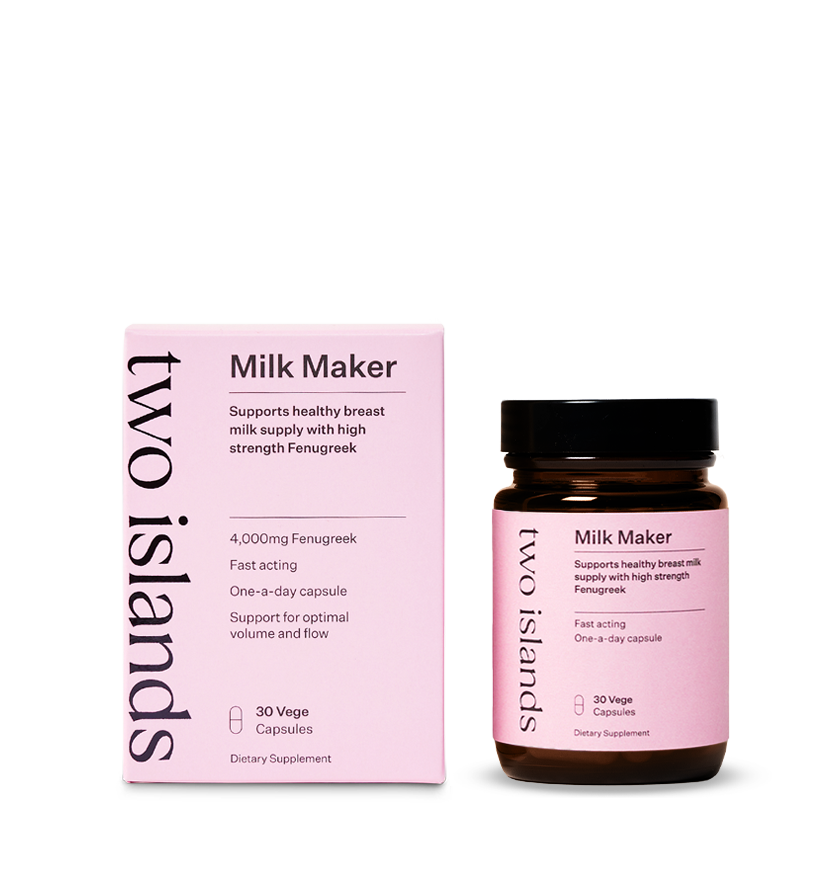 Milk Maker - 30 Capsules - Two Islands - Dimples